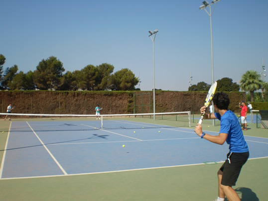 Junior tennis camp in Spain